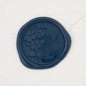 Forget Me Not Monogram Wax Seals