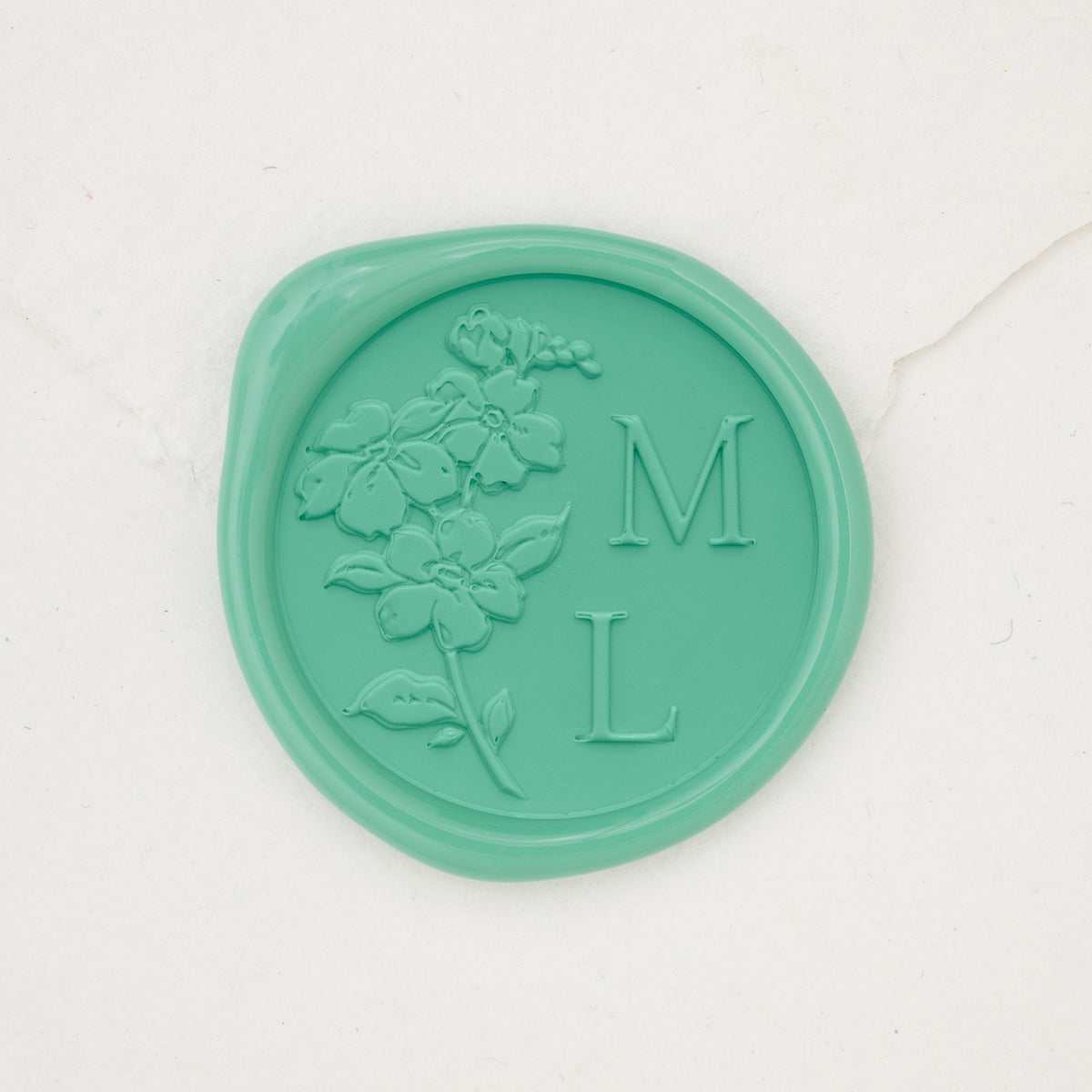 Forget Me Not Monogram Wax Seals