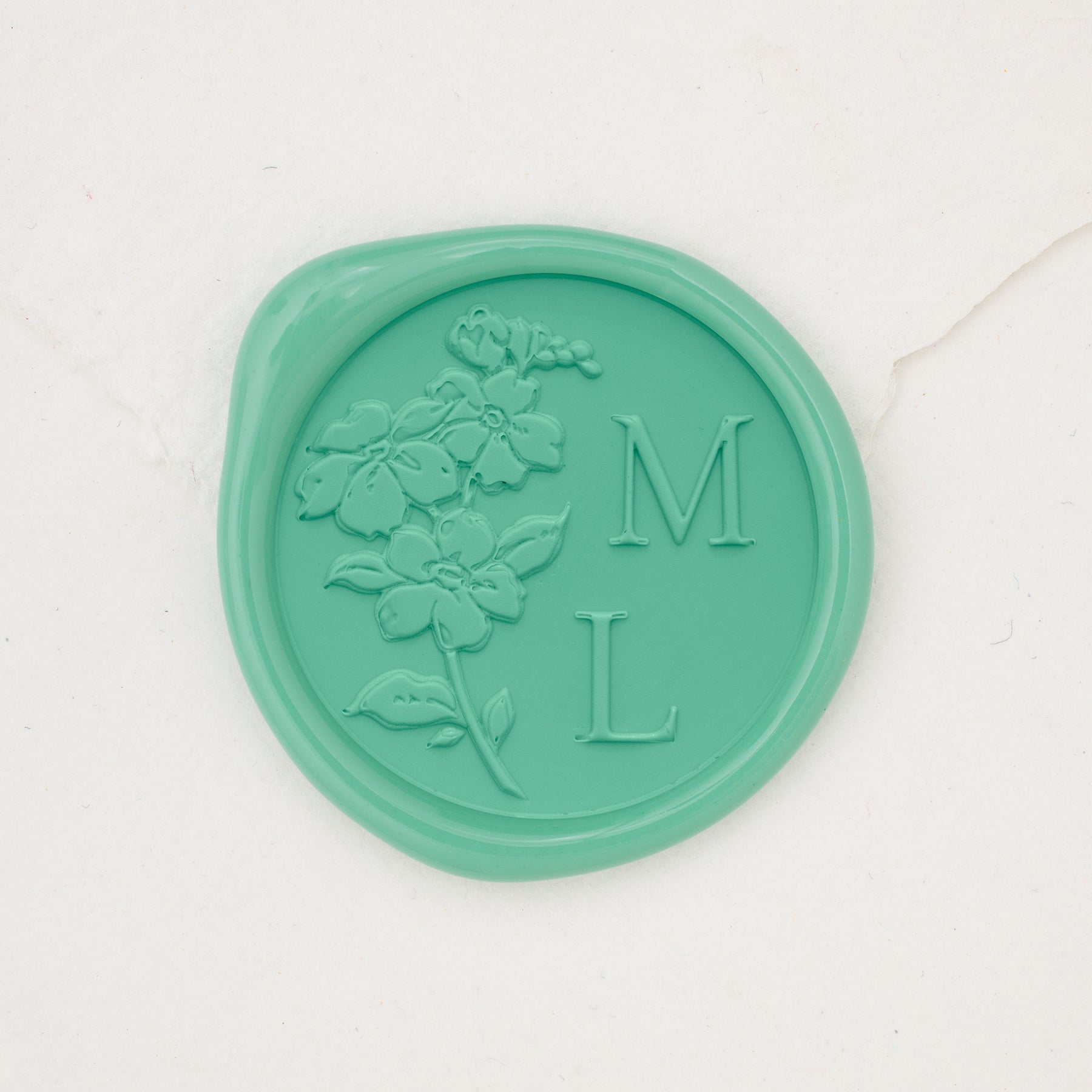 Forget Me Not Monogram Wax Seals