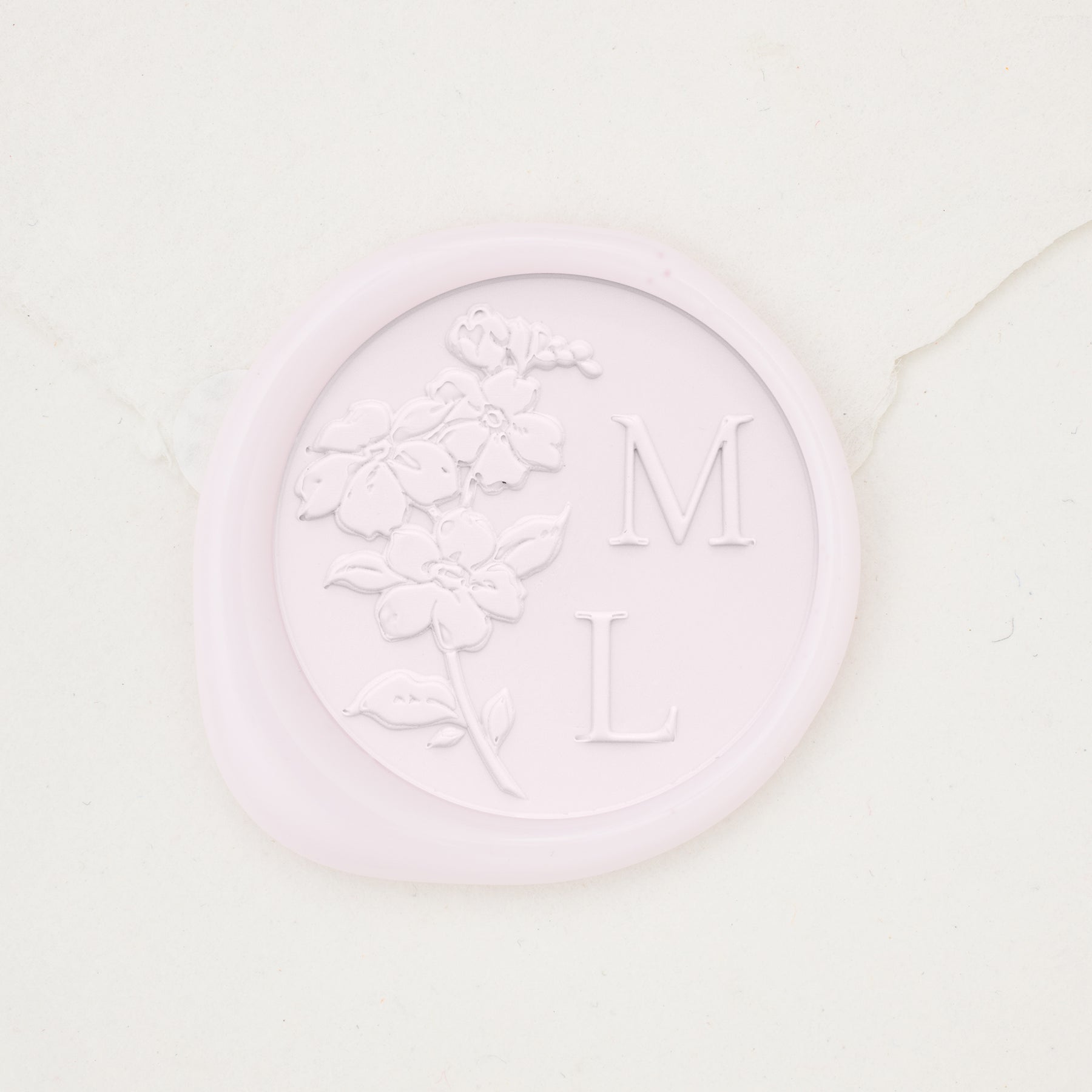 Forget Me Not Monogram Wax Seals