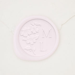 Forget Me Not Monogram Wax Seals