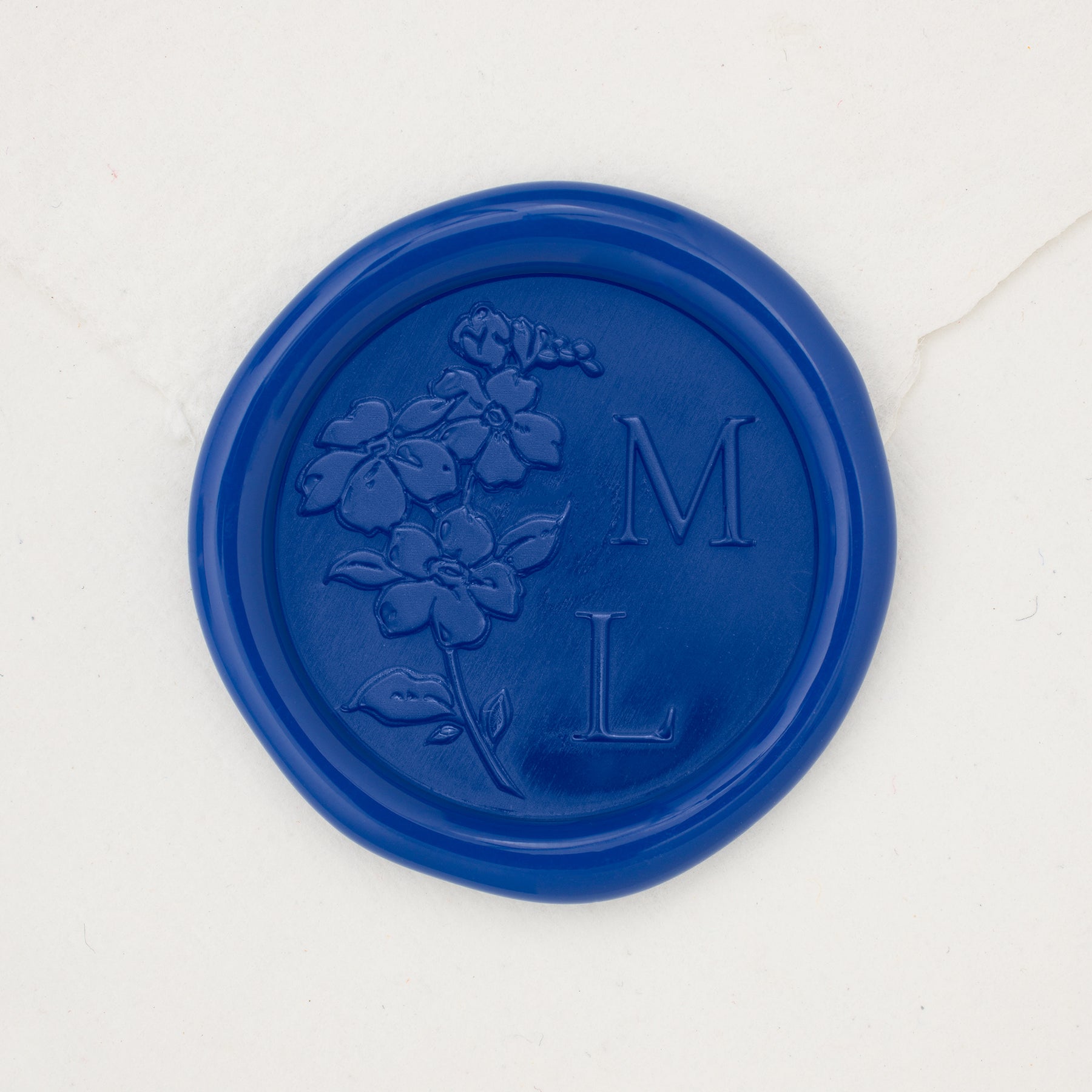 Forget Me Not Monogram Wax Seals