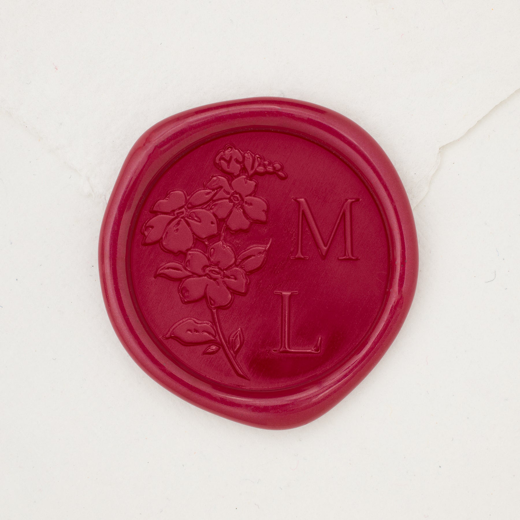 Forget Me Not Monogram Wax Seals