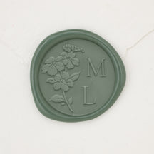 Forget Me Not Monogram Wax Seals