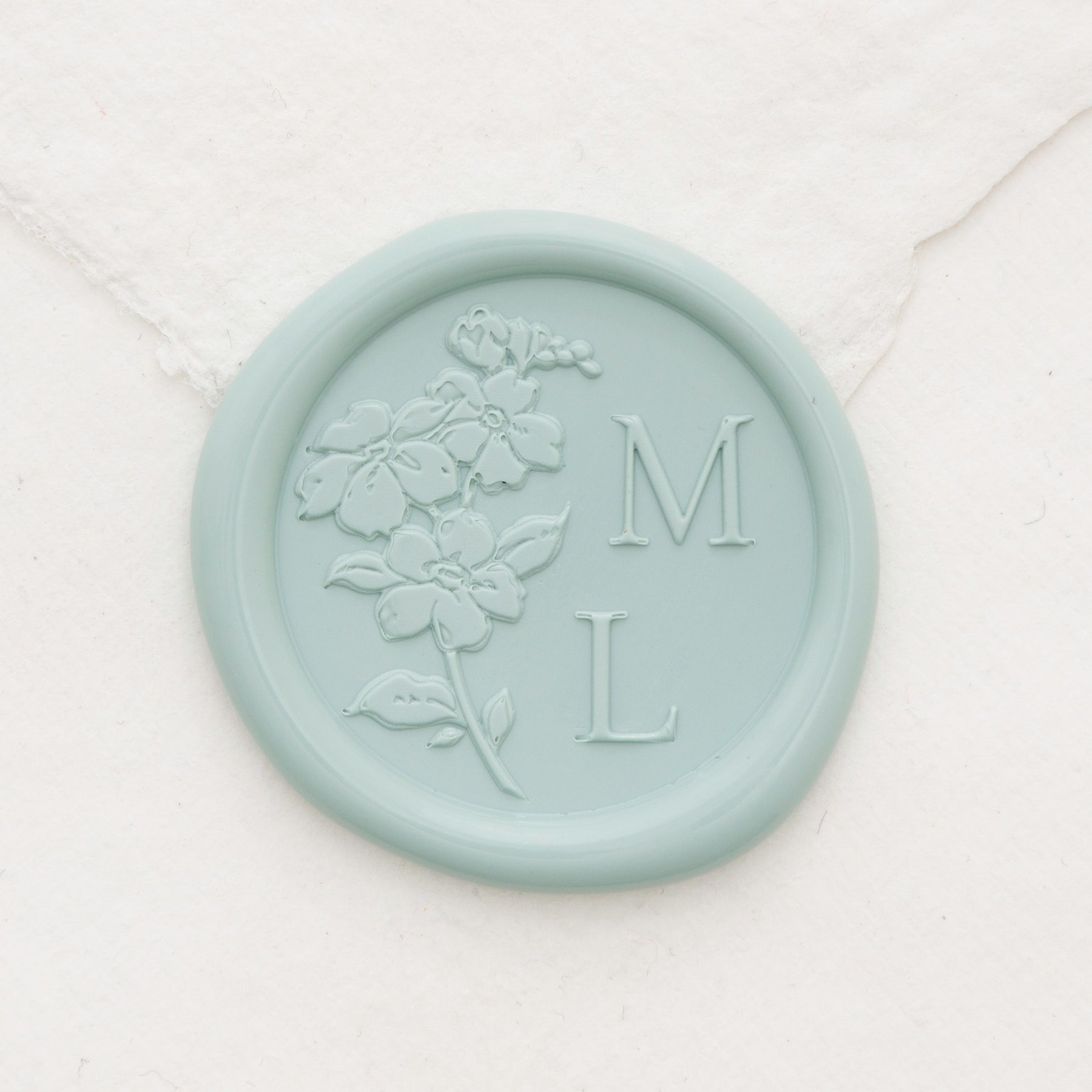 Forget Me Not Monogram Wax Seals