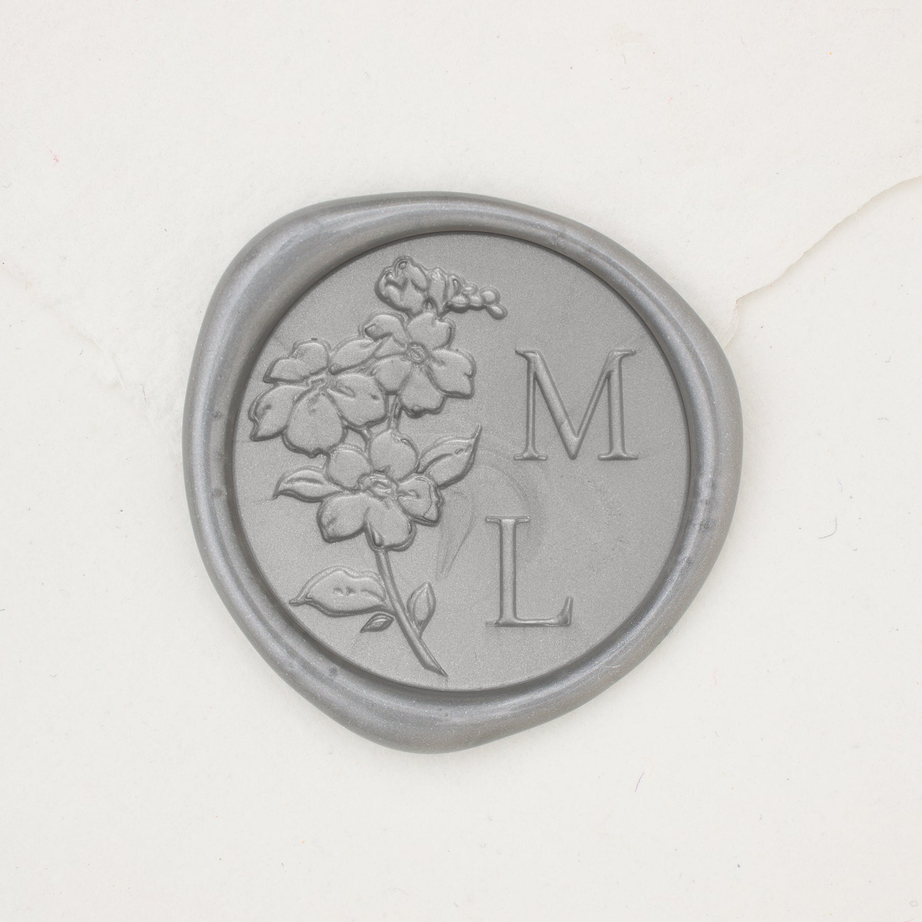 Forget Me Not Monogram Wax Seals