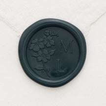 Forget Me Not Monogram Wax Seals