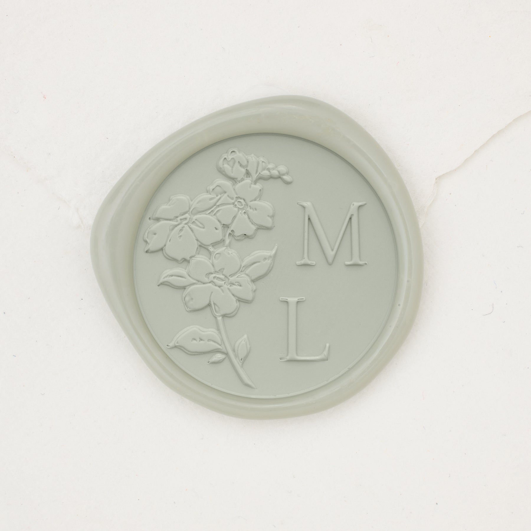 Forget Me Not Monogram Wax Seals