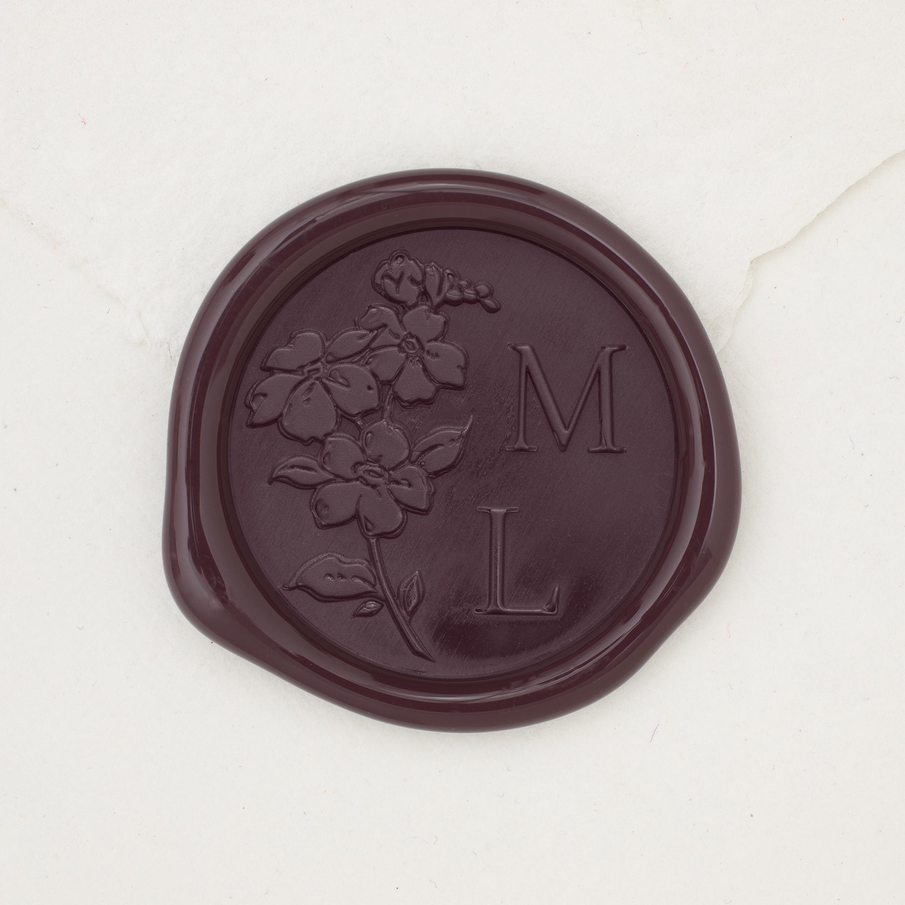 Forget Me Not Monogram Wax Seals