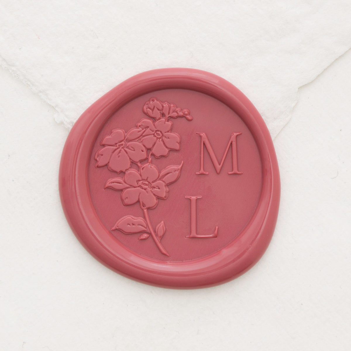 Forget Me Not Monogram Wax Seals