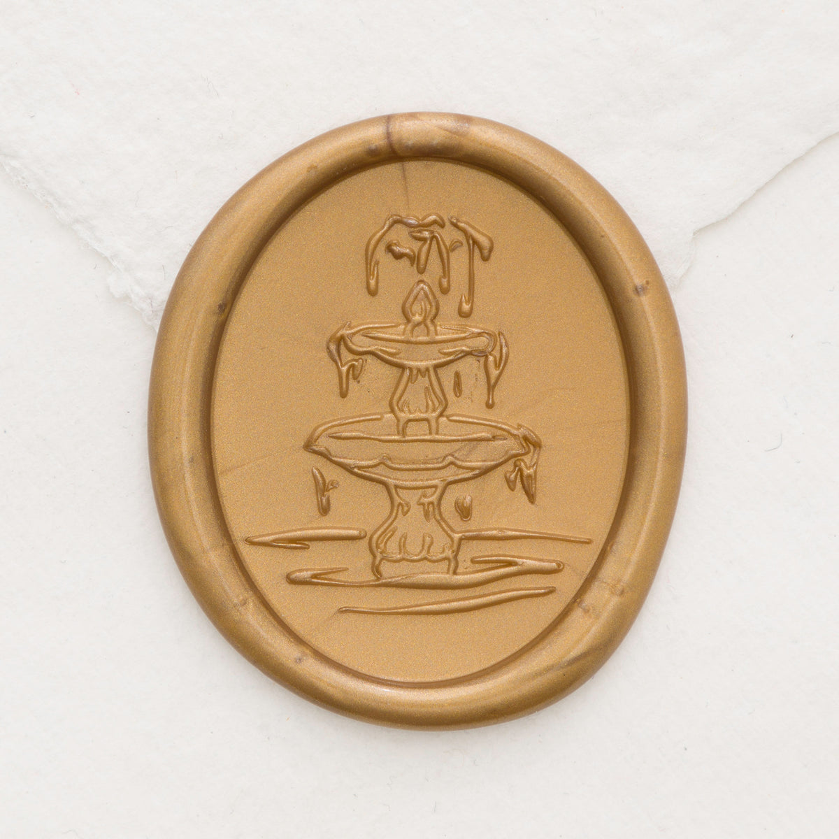 Fountain Wax Stamp