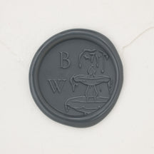 Fountain Monogram Wax Seals