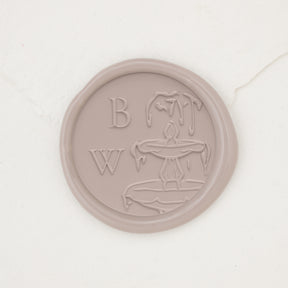 Fountain Monogram Wax Seals