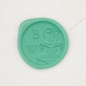 Fountain Monogram Wax Seals