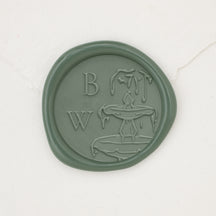 Fountain Monogram Wax Seals