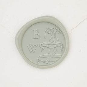 Fountain Monogram Wax Seals