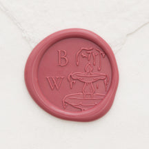 Fountain Monogram Wax Seals