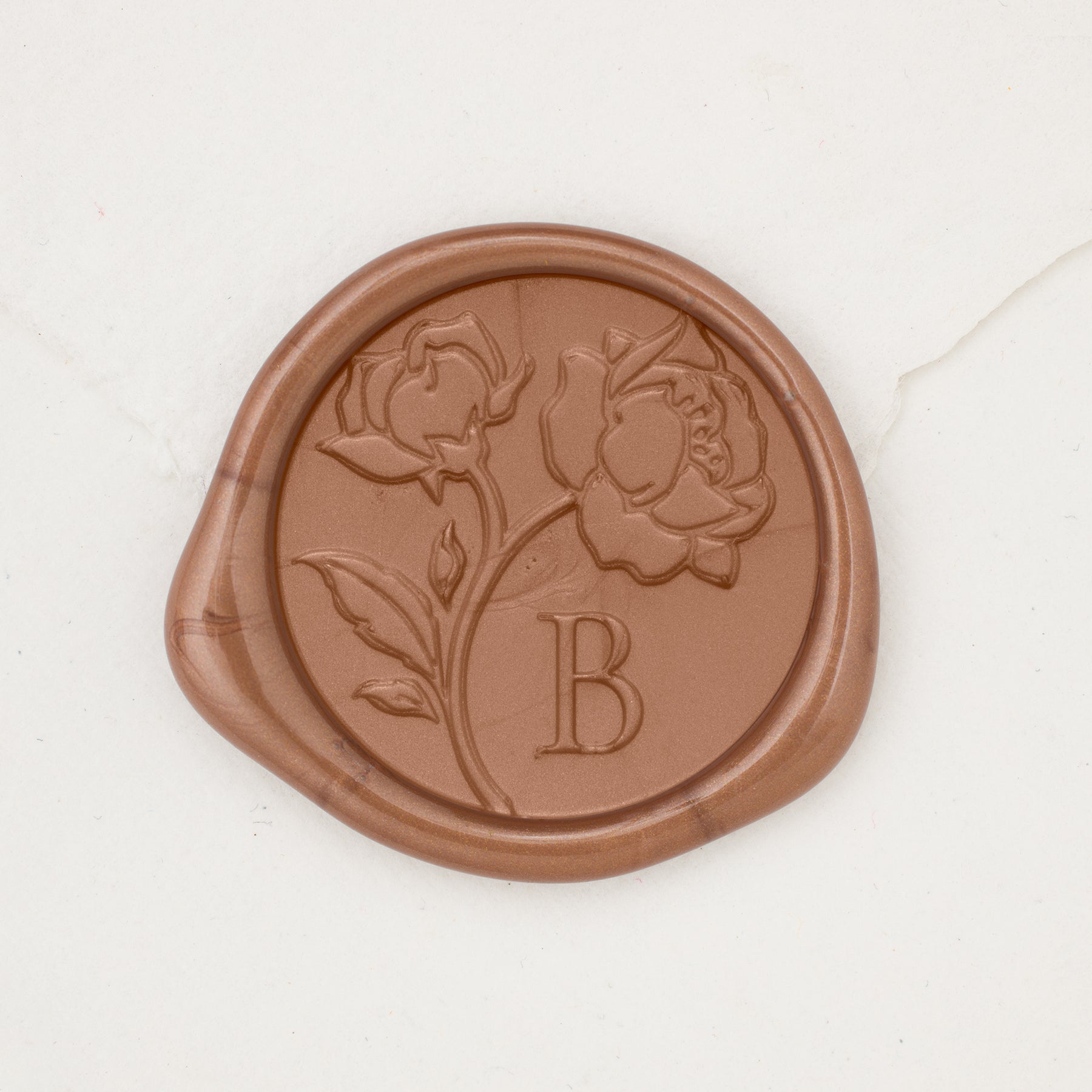 Garden Roses Monogram Wax Seals