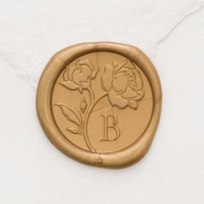 Garden Roses Monogram Wax Seals