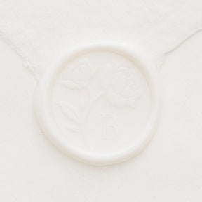 Garden Roses Monogram Wax Seals