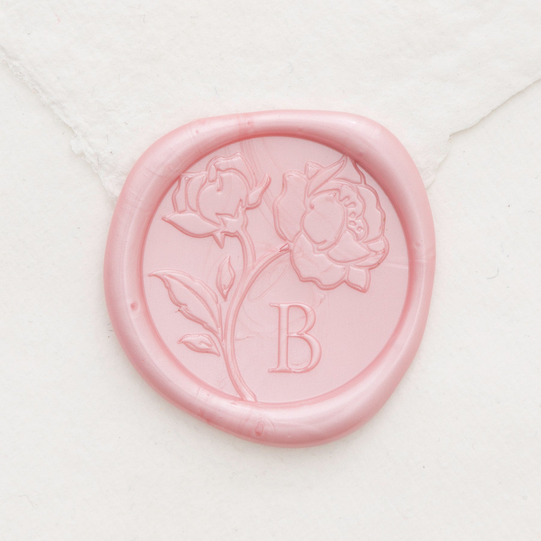 Garden Roses Monogram Wax Seals