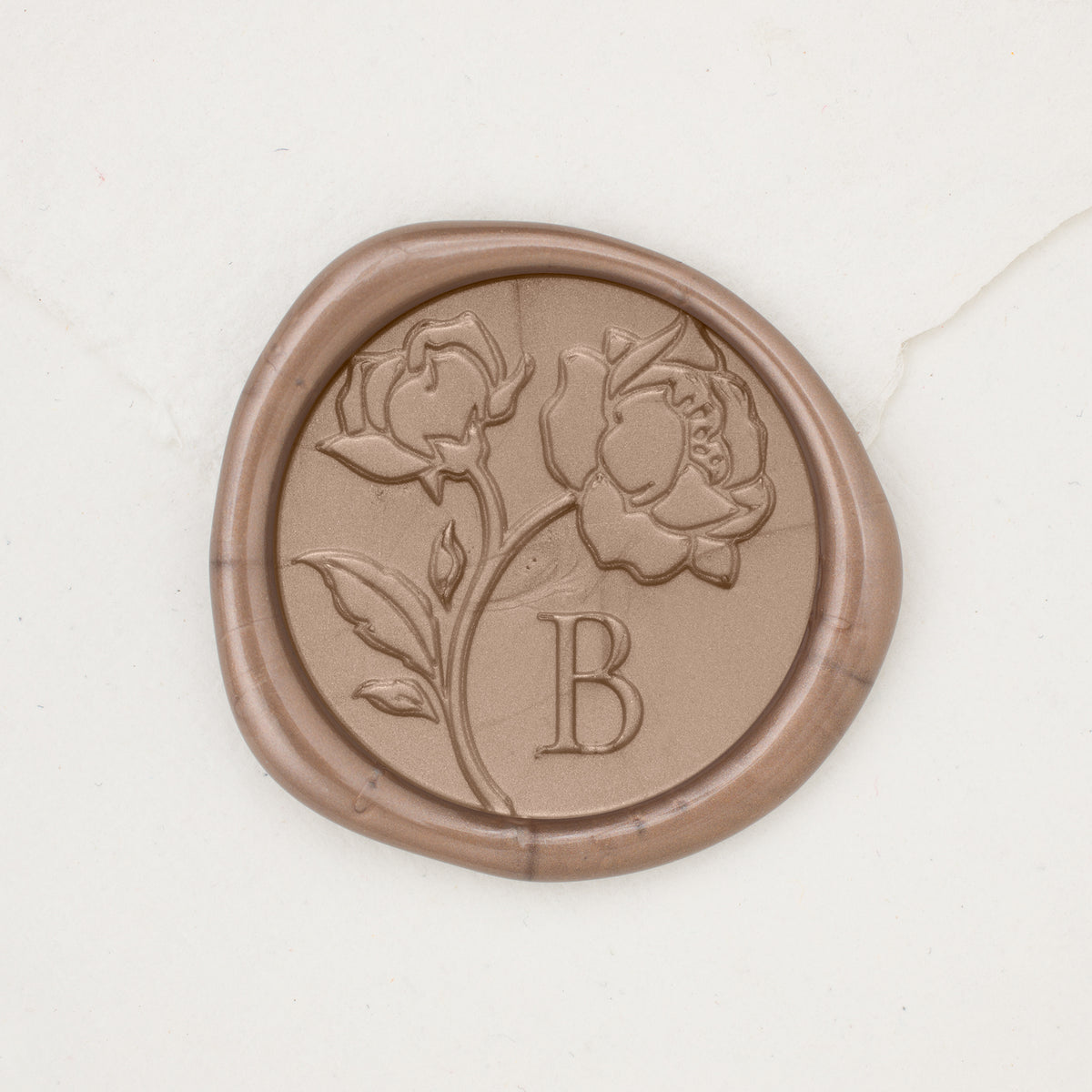 Garden Roses Monogram Wax Seals