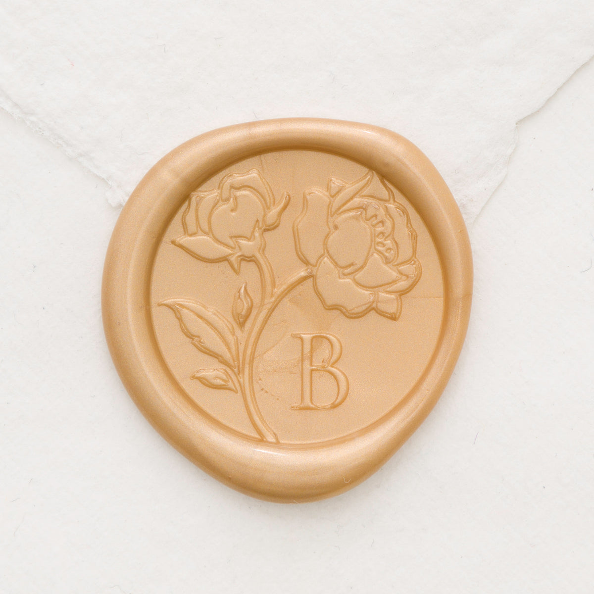 Garden Roses Monogram Wax Seals