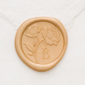 Garden Roses Monogram Wax Seals