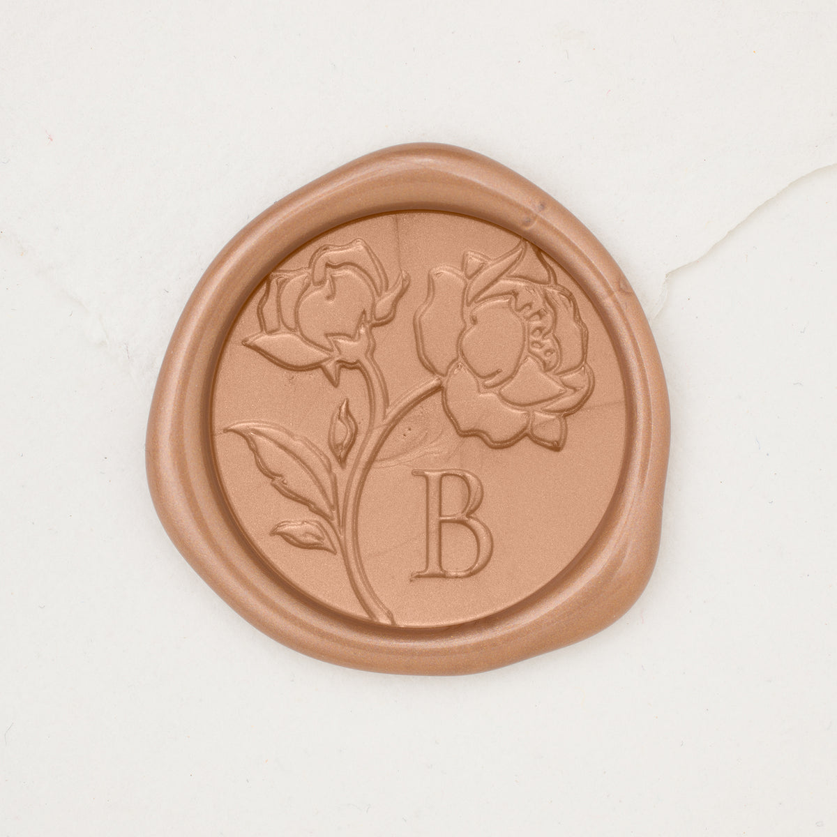 Garden Roses Monogram Wax Seals