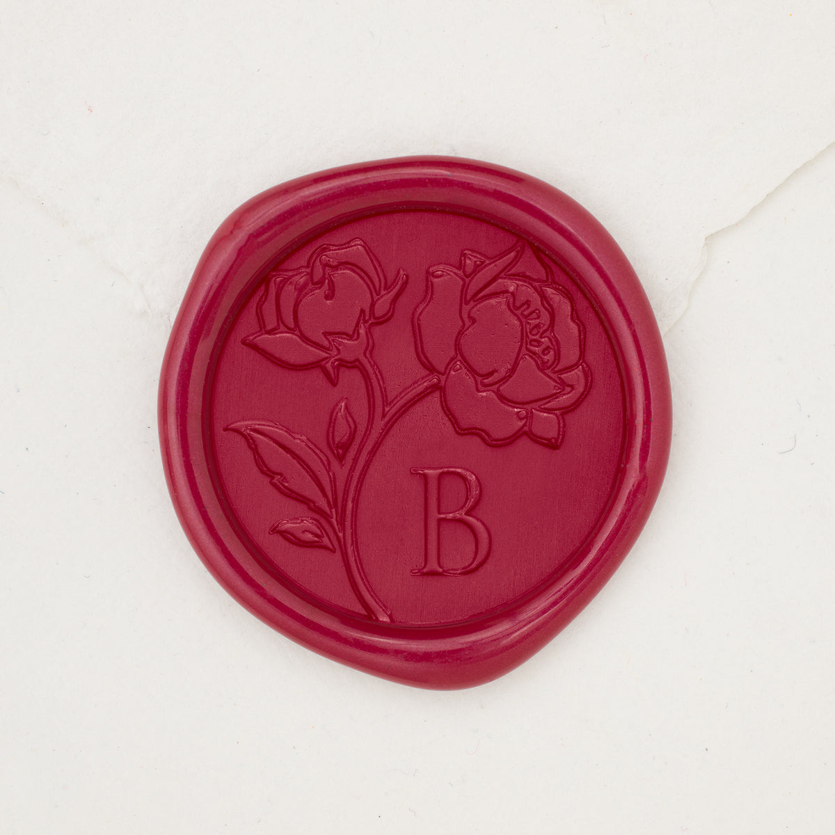 Garden Roses Monogram Wax Seals