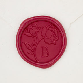 Garden Roses Monogram Wax Seals