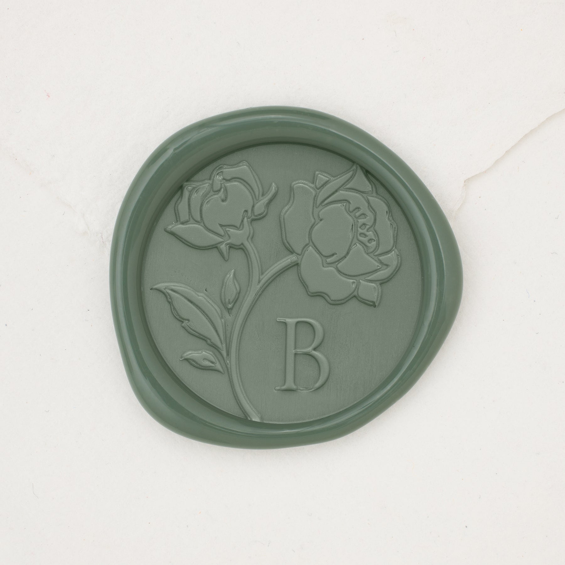 Garden Roses Monogram Wax Seals