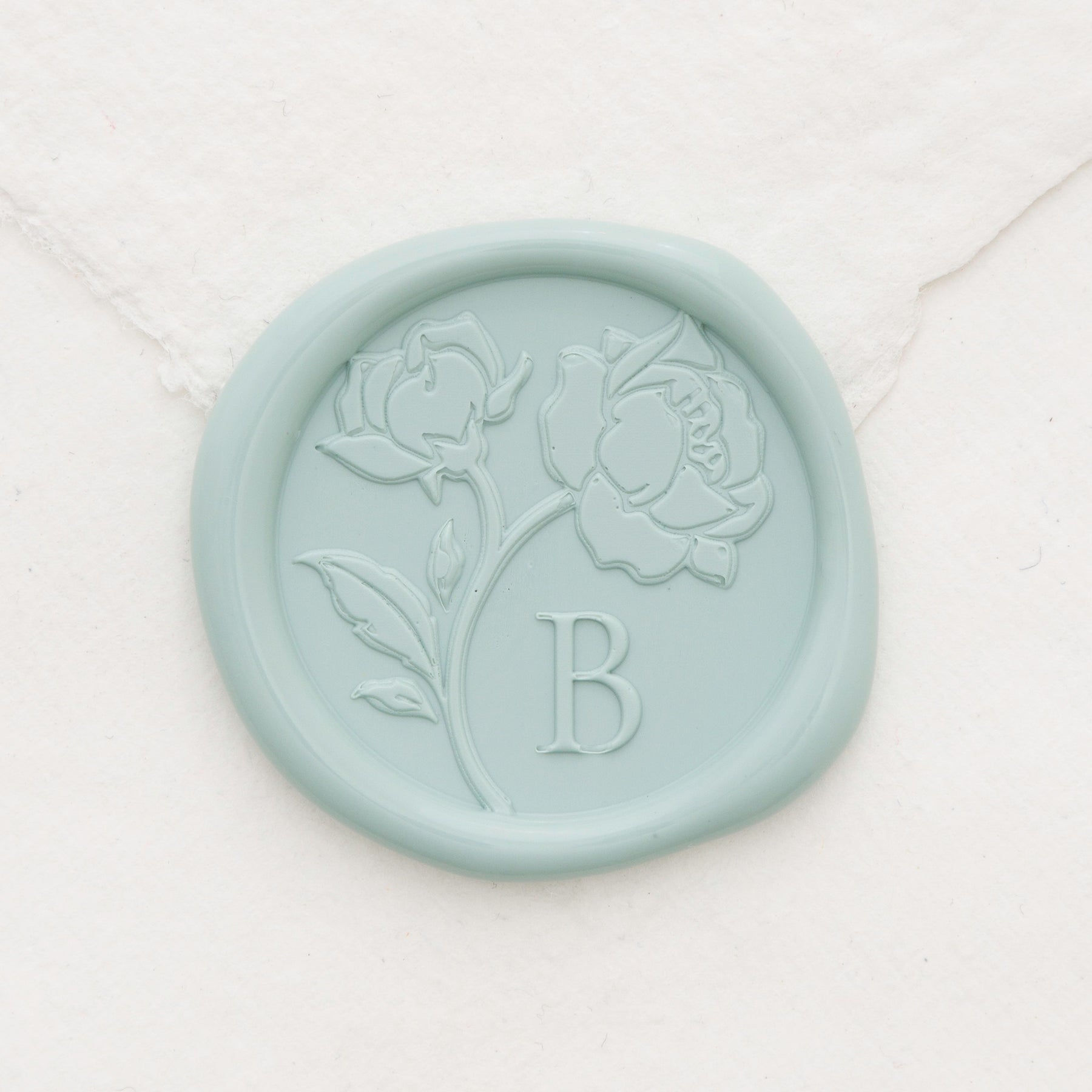 Garden Roses Monogram Wax Seals