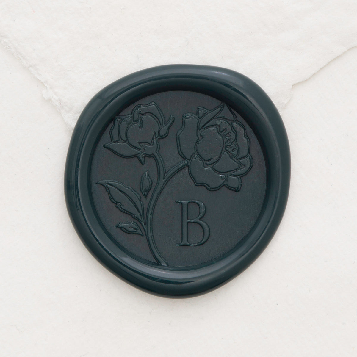 Garden Roses Monogram Wax Seals