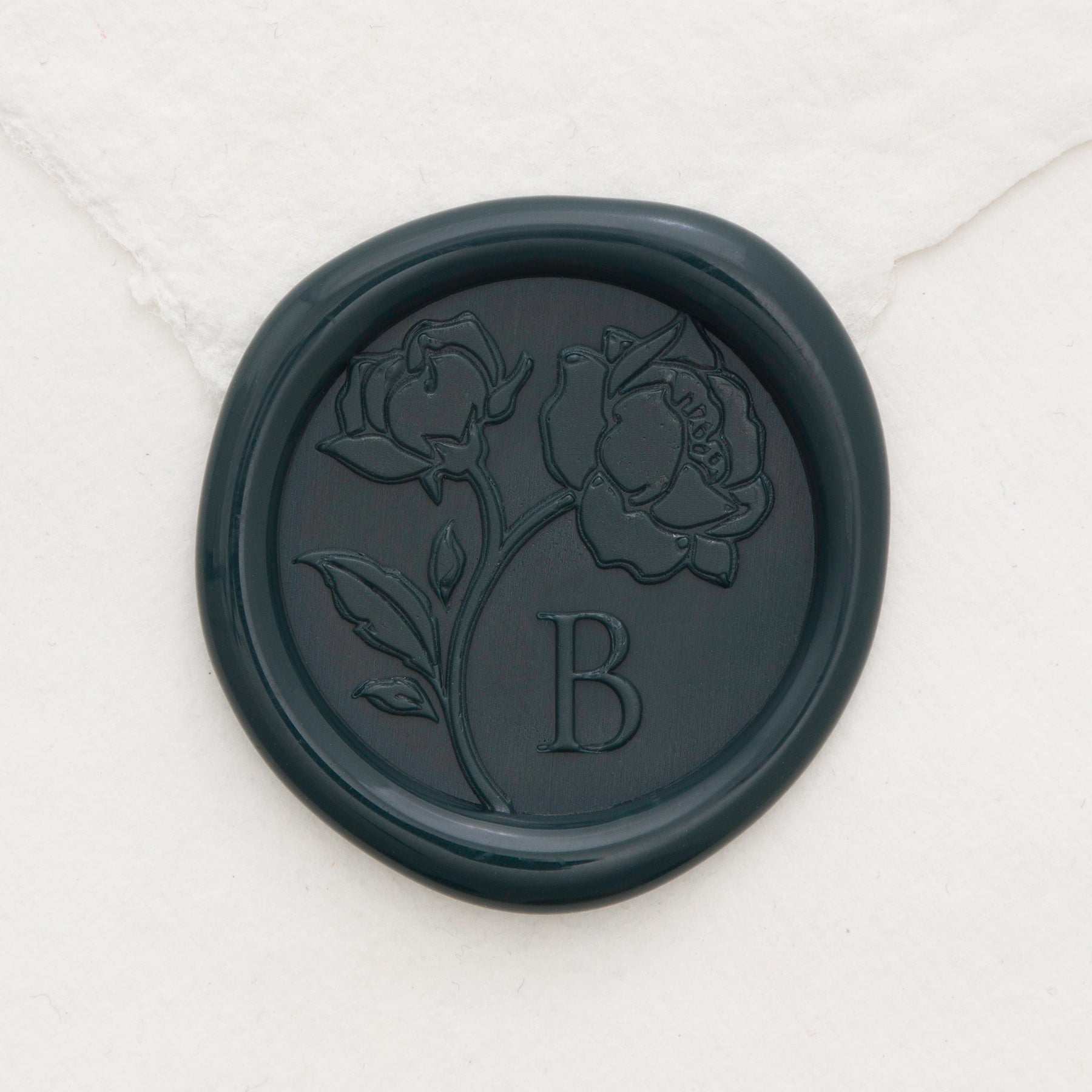 Garden Roses Monogram Wax Seals