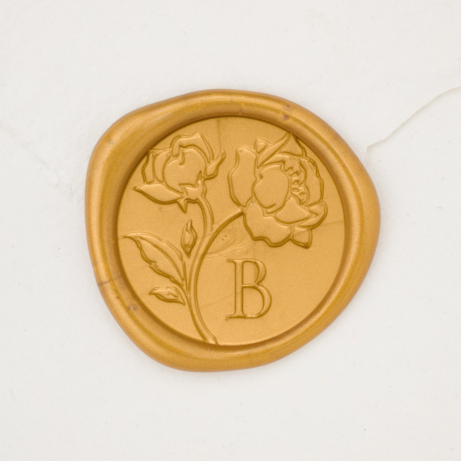 Garden Roses Monogram Wax Seals