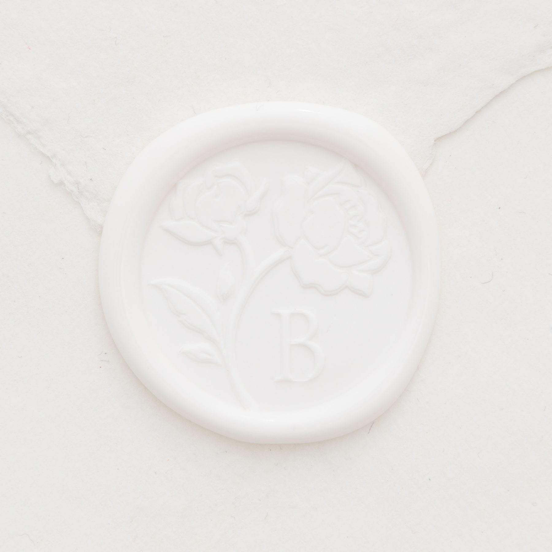 Garden Roses Monogram Wax Seals