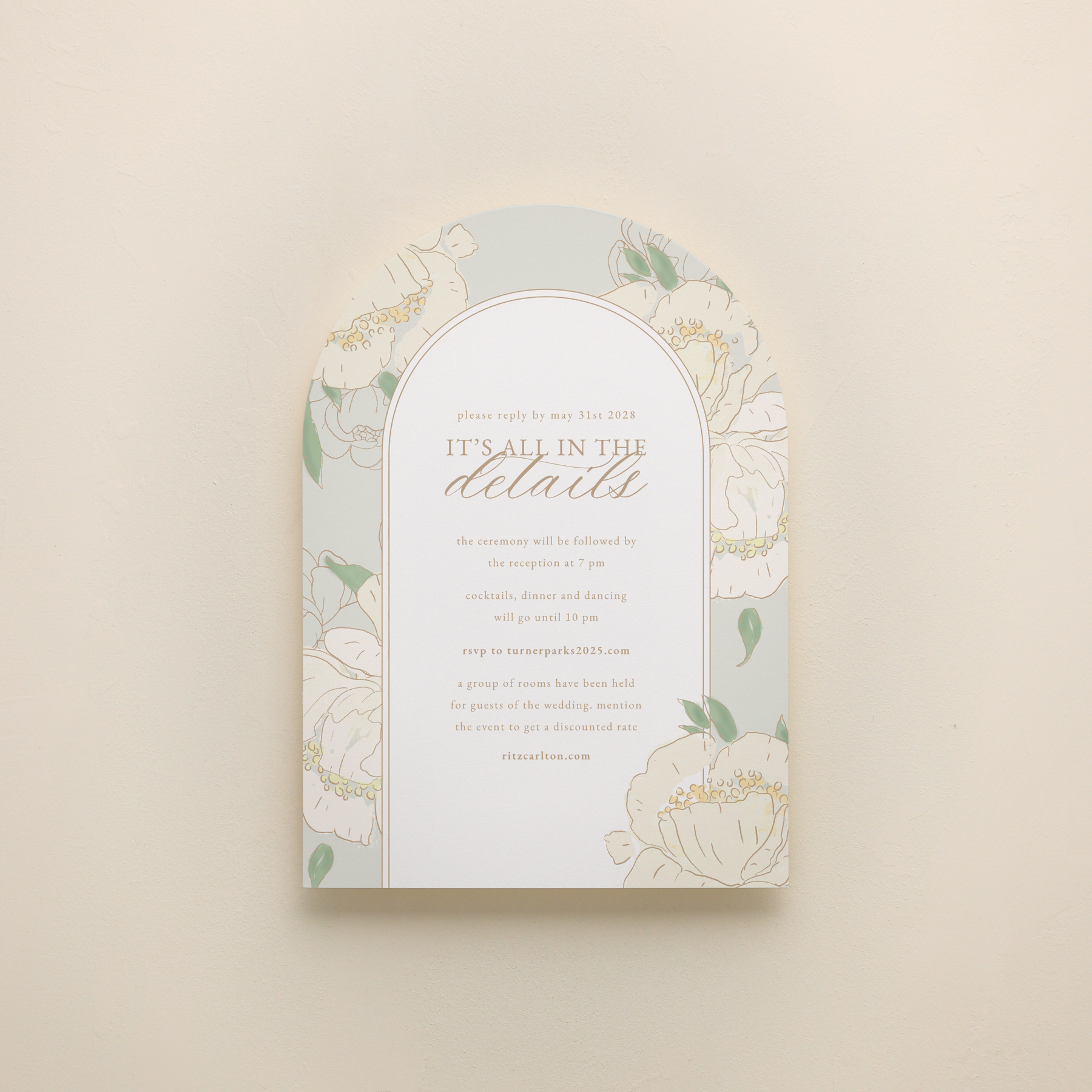 Meadow All In One Wedding Invitations