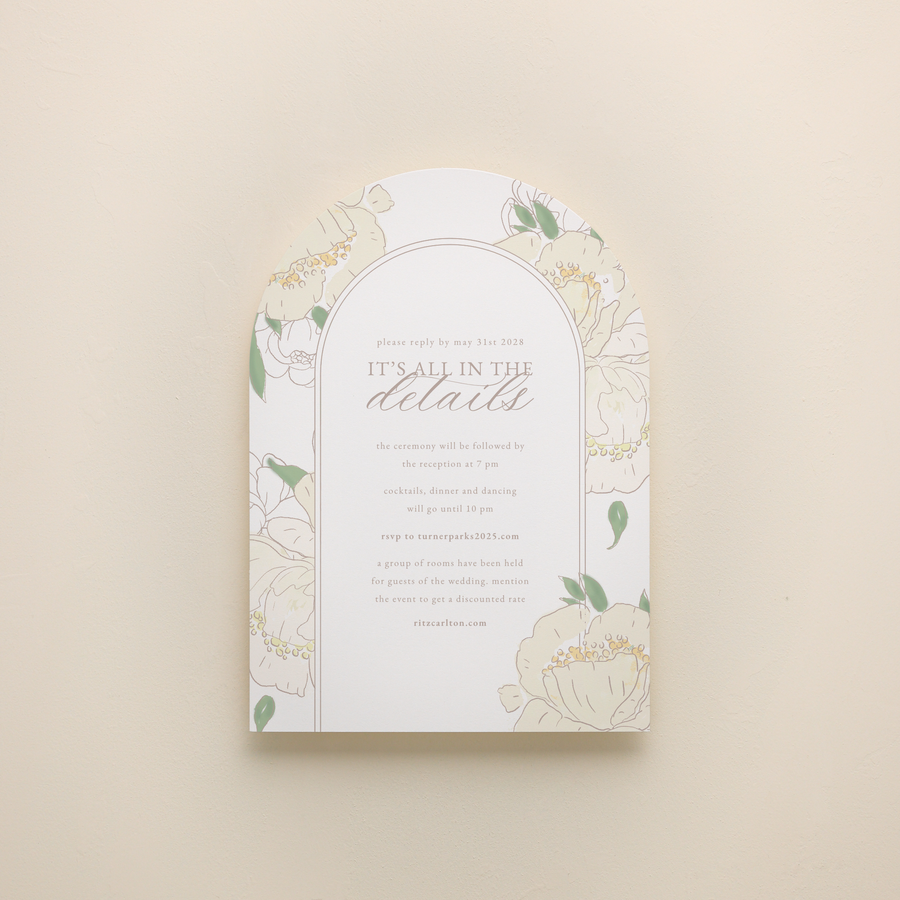Meadow All In One Wedding Invitations