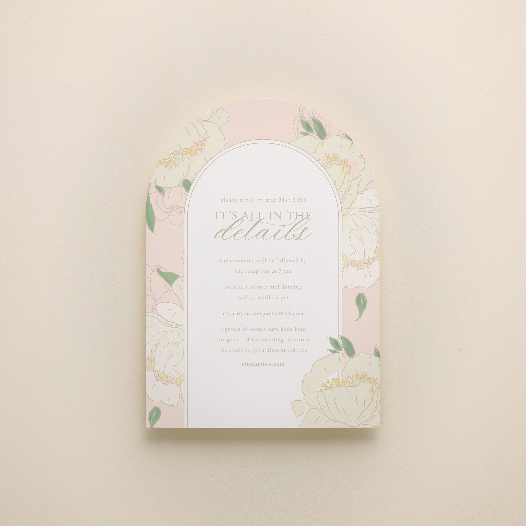 Meadow All In One Wedding Invitations