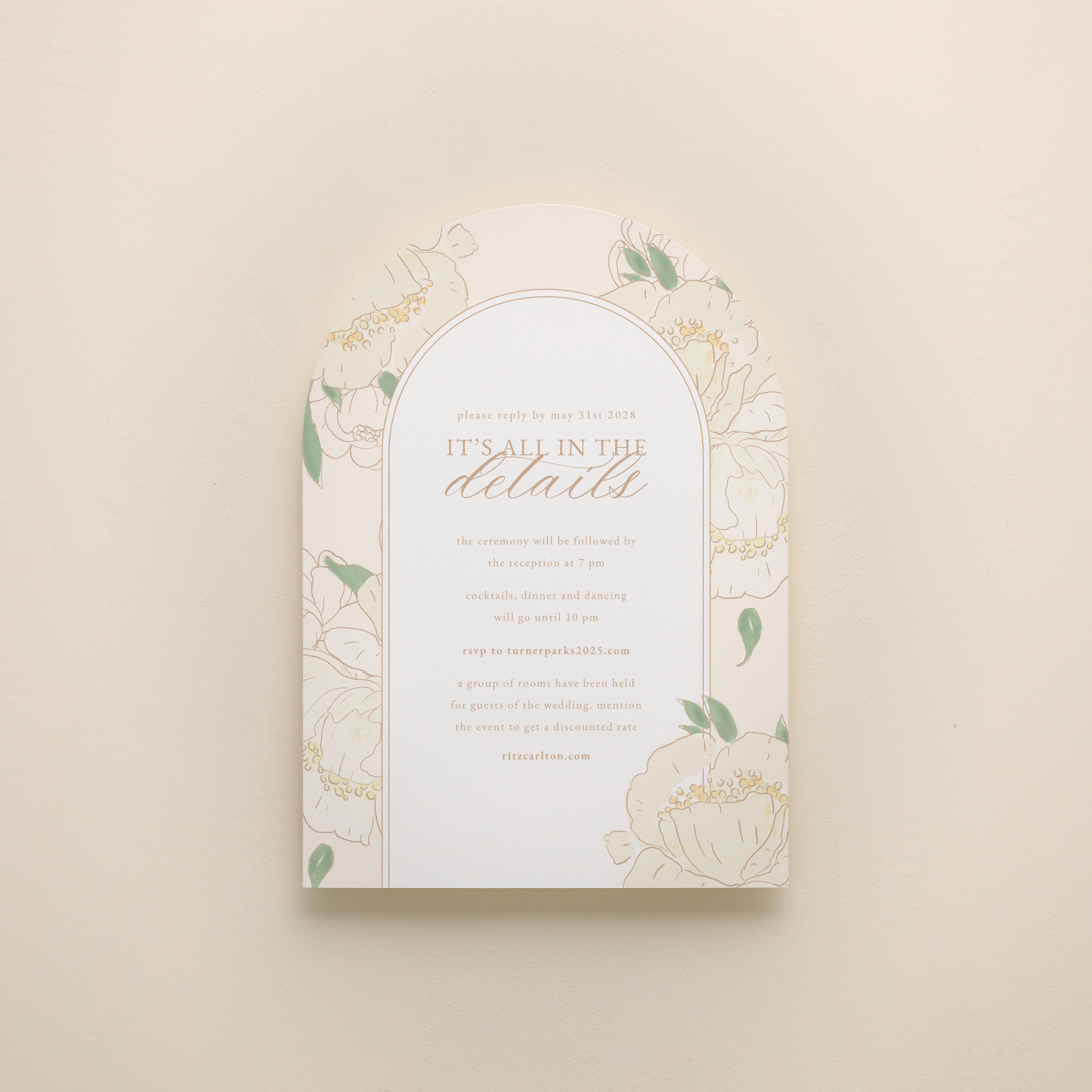 Meadow All In One Wedding Invitations