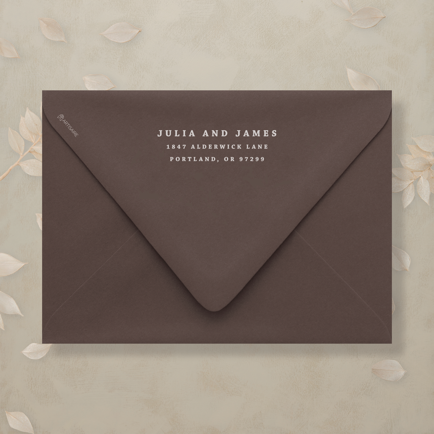 Modern Romance Addressed Envelopes