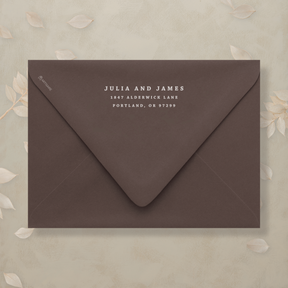 Modern Romance Addressed Envelopes