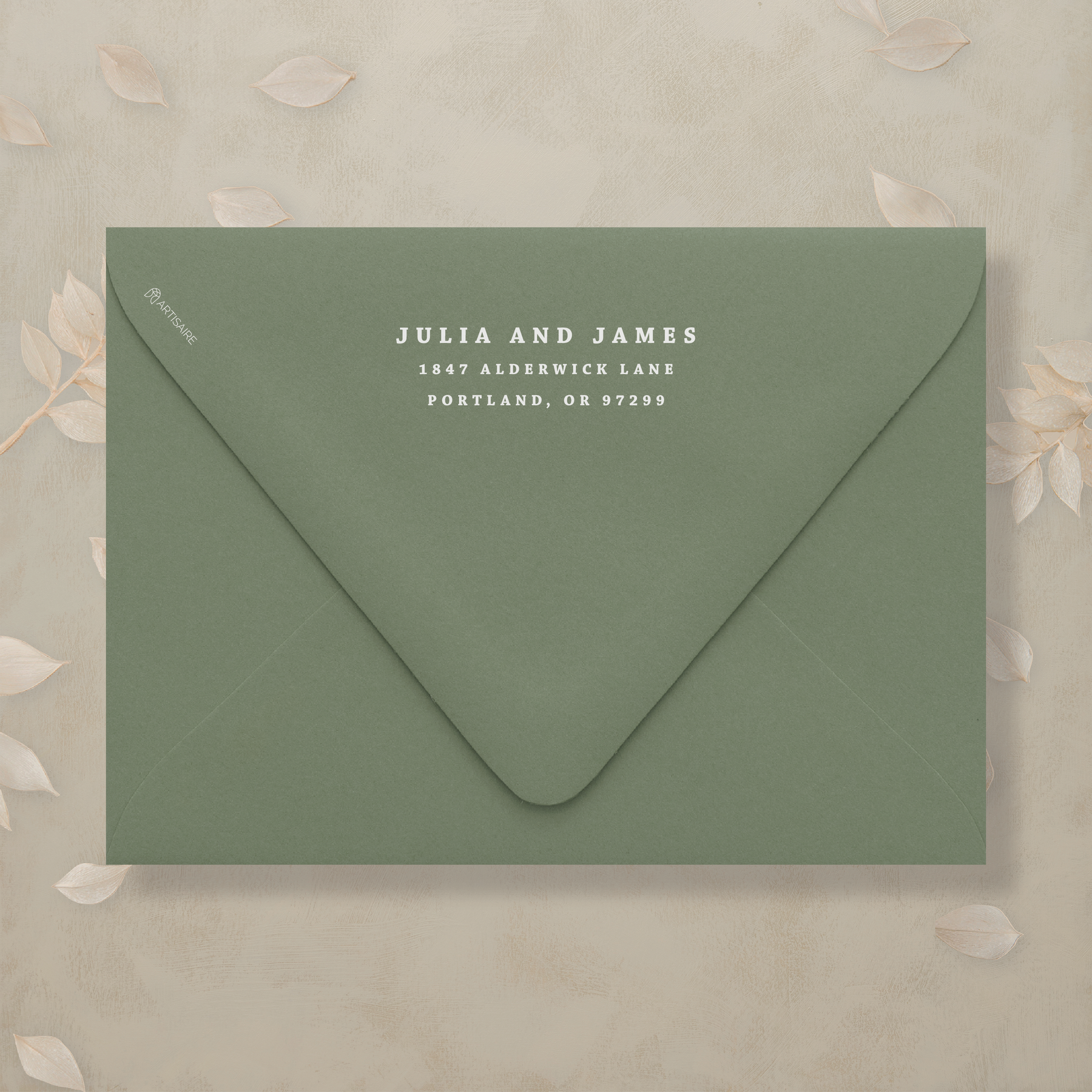 Modern Romance Addressed Envelopes