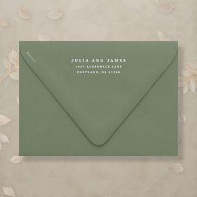 Modern Romance Addressed Envelopes