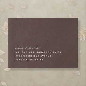 Modern Romance Addressed Envelopes