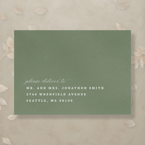 Modern Romance Addressed Envelopes