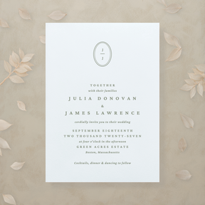 Modern Romance Wedding Invitation