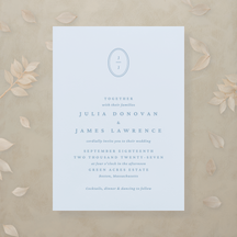 Modern Romance Wedding Invitation