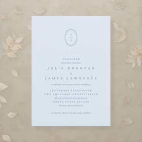 Modern Romance Wedding Invitation